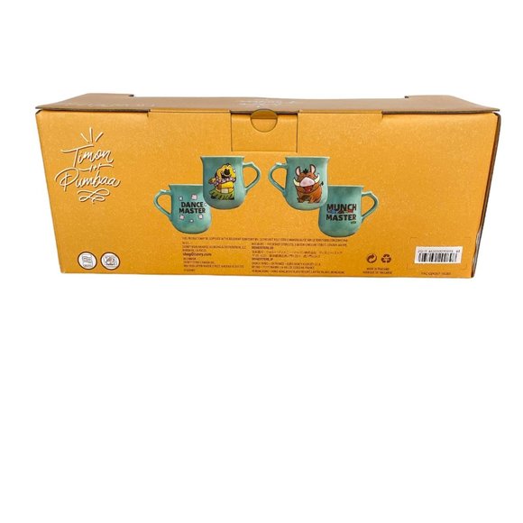 Disney Store Lion King Timon and Pumbaa Dynamic Duos Mug Set - Picture 3 of 7